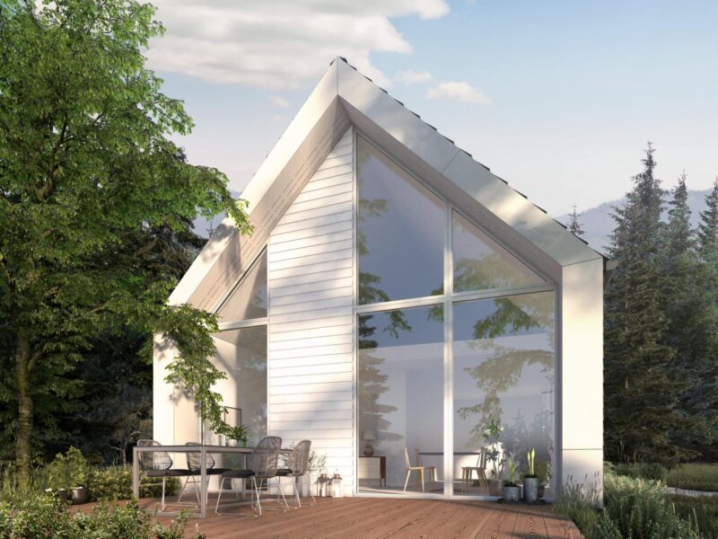 SCG Eaves Panel Half-Lining with ventilation 1200 x 600 x 4 mm in white