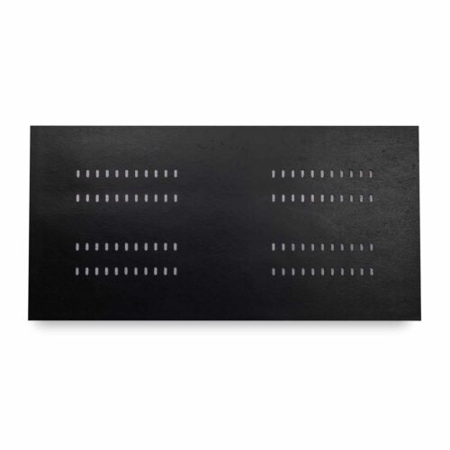 SCG Eaves Panel Capsule with ventilation & net 1200 x 600 x 4 mm in black