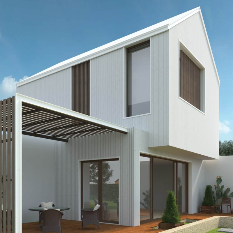 SCG Smartboard Rustic Lining 8 × 1200 × 2400 mm in black