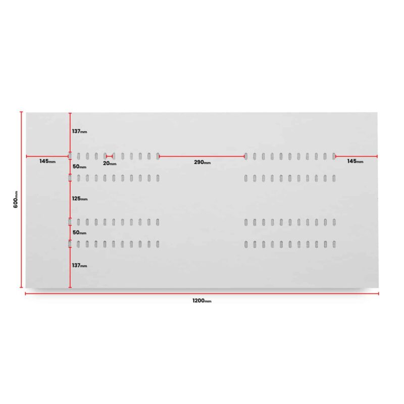 SCG Eaves Panel Capsule with ventilation & net 1200 x 600 x 4 mm in white