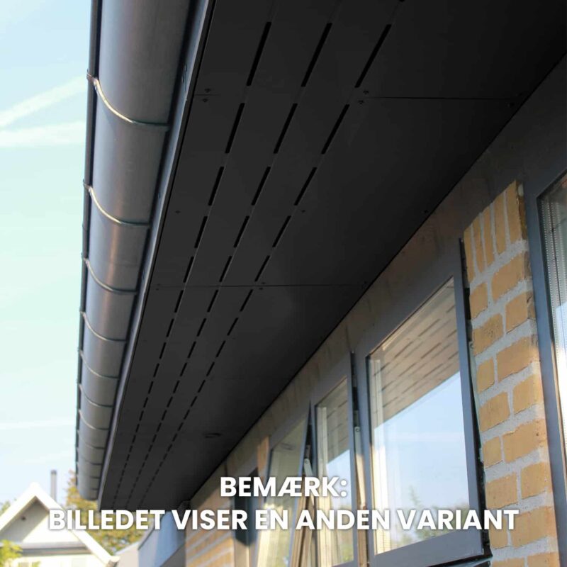 SCG Eaves Panel Smooth 1200 x 600 x 4 mm in black