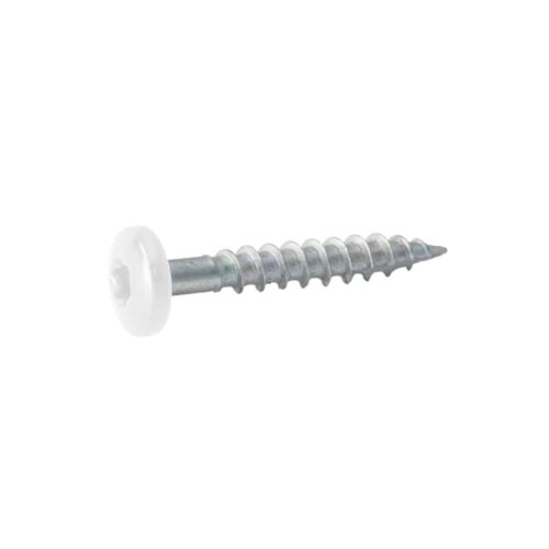 Facade screws 4,3 x 28 mm in white (100 pcs.)