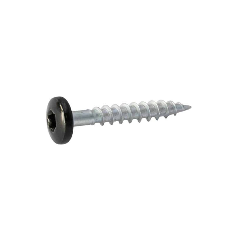 Facade screws 4,3 x 28 mm in black (100 pcs.)