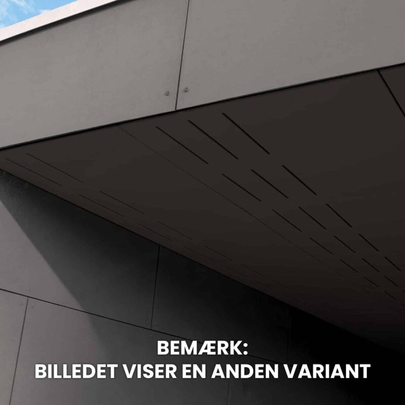 SCG Eaves Panel Smooth 1200 x 600 x 4 mm in black