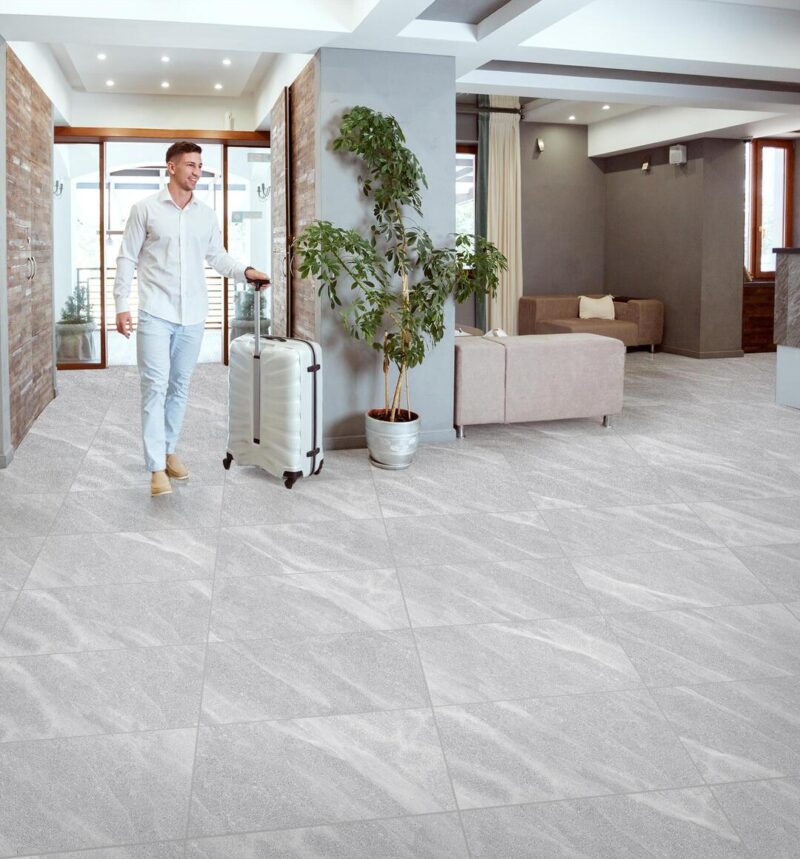 Cotto Stone Light Grey Tile 30 x 60 cm